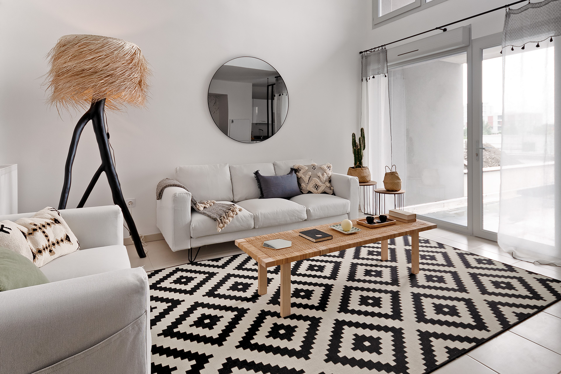 agencement appartement témoin pour un promoteur réalisé par Emmanuelle Milhaud Agence Maloédesign Décoration d'intérieur raisonnée, désigner d'intérieur, décoratrice et architecte d'intérieur sur Toulouse et la Haute Garonne