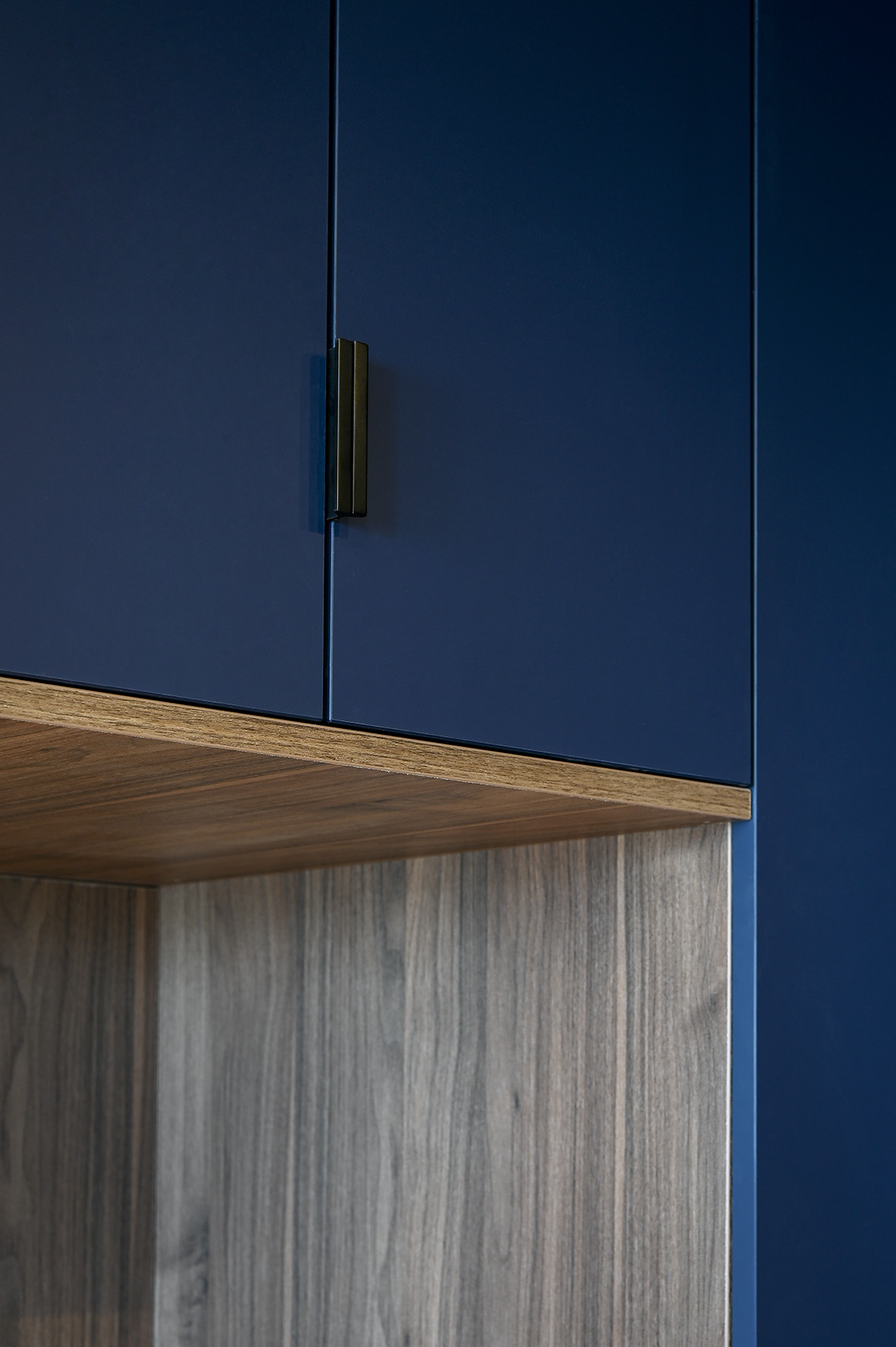 Détail niche intérieur meuble sur mesure conçu par Maloédesign à Toulouse Emmanuelle Milhaud designer d'intérieur décoratrice d'intérieur et architecte d'intérieur sur la Haute Garonne.